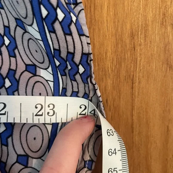 Cupshe Women’s Maxi Swim Cover Up Boho Print Bat Sleeve‎ Blue/White - Picture 5 of 8